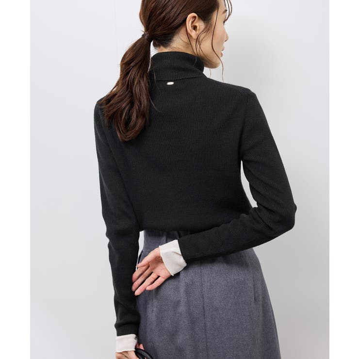 アンチピリングリブタートルニットプルオーバー/イージーケア | ROPE' PICNIC | 詳細画像25 