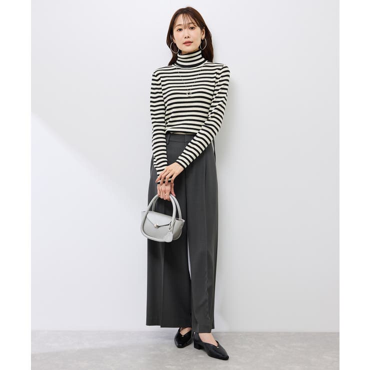 アンチピリングリブタートルニットプルオーバー/イージーケア | ROPE' PICNIC | 詳細画像30 