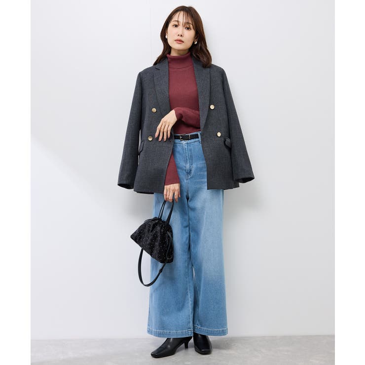 アンチピリングリブタートルニットプルオーバー/イージーケア | ROPE' PICNIC | 詳細画像34 