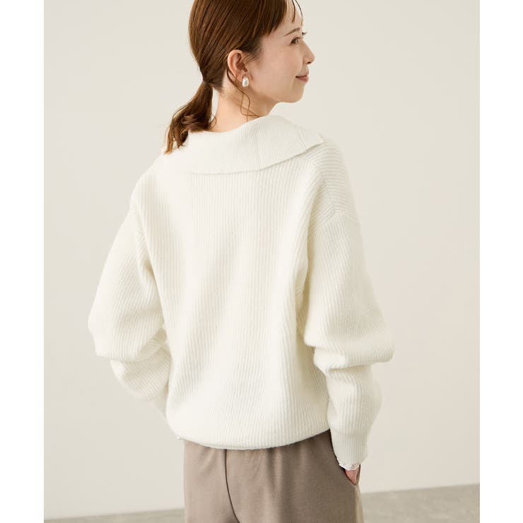 スキッパーポロニットプルオーバー/イージーケア | ROPE' PICNIC | 詳細画像11 