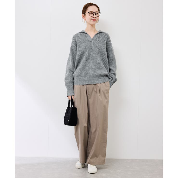 スキッパーポロニットプルオーバー/イージーケア | ROPE' PICNIC | 詳細画像16 