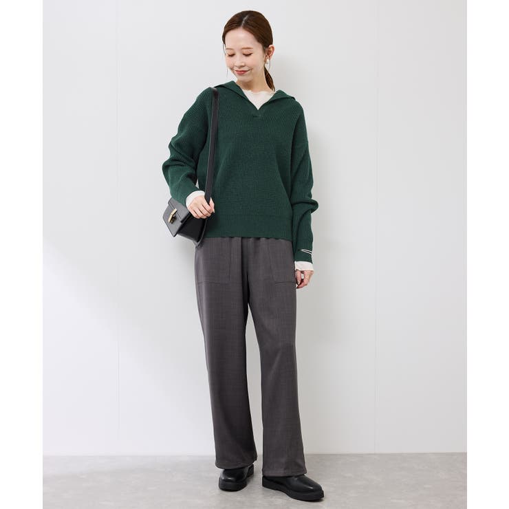 スキッパーポロニットプルオーバー/イージーケア | ROPE' PICNIC | 詳細画像24 