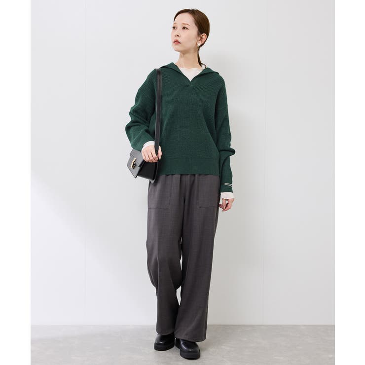 スキッパーポロニットプルオーバー/イージーケア | ROPE' PICNIC | 詳細画像25 