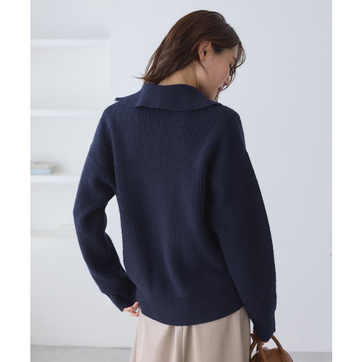 スキッパーポロニットプルオーバー/イージーケア | ROPE' PICNIC | 詳細画像38 