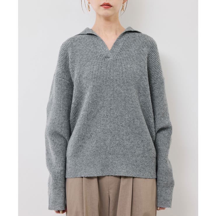 スキッパーポロニットプルオーバー/イージーケア | ROPE' PICNIC | 詳細画像39 