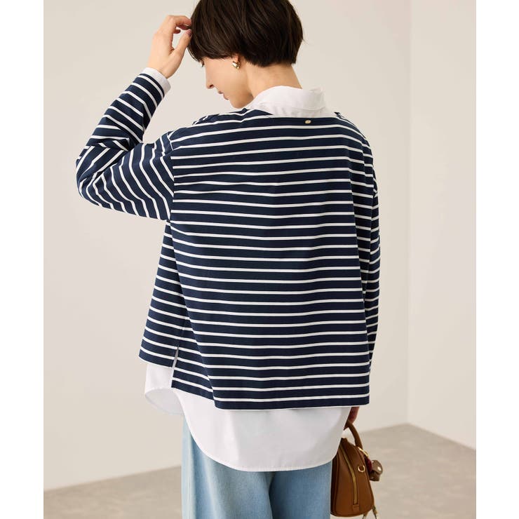 ボックスシルエットボーダーカットソー | ROPE' PICNIC | 詳細画像19 