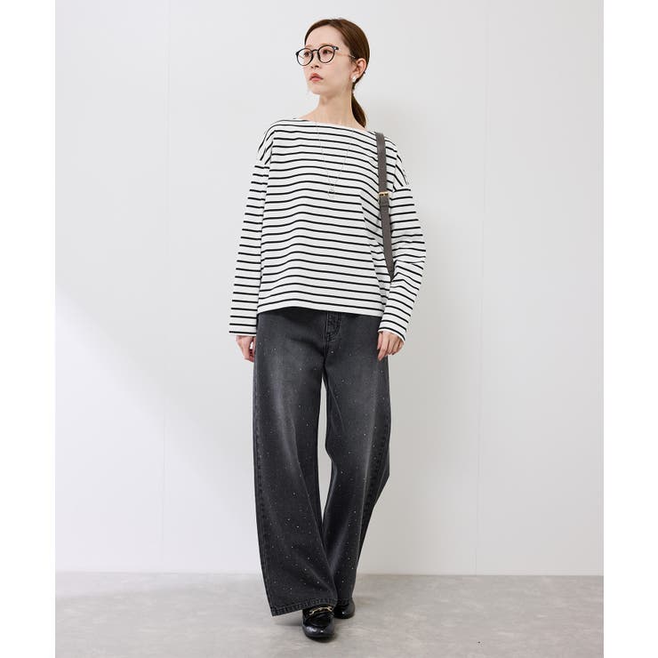 ボックスシルエットボーダーカットソー | ROPE' PICNIC | 詳細画像21 