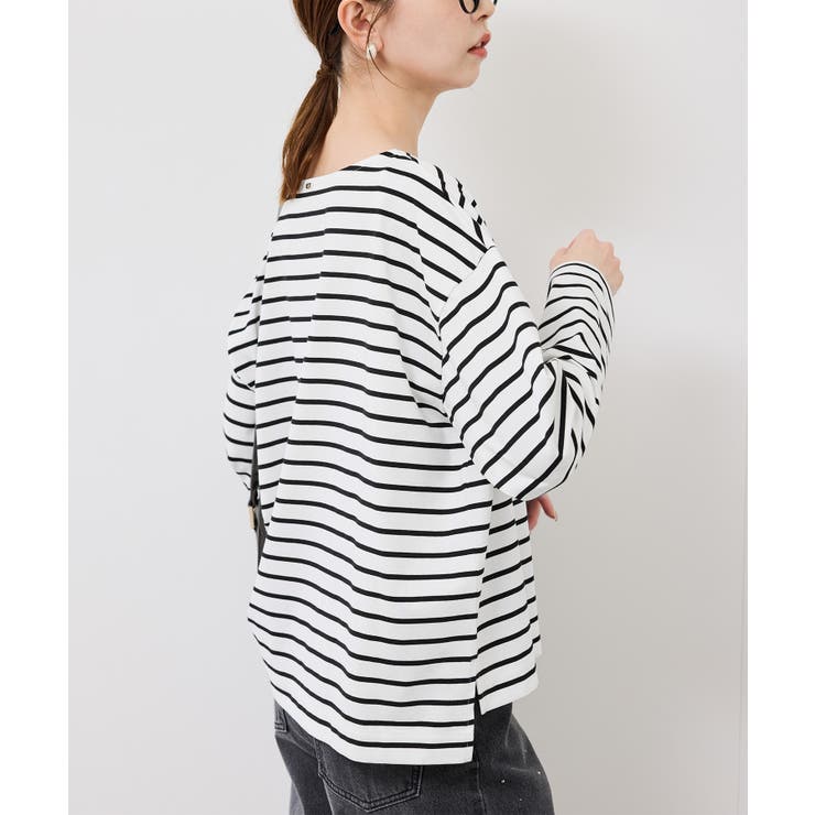 ボックスシルエットボーダーカットソー | ROPE' PICNIC | 詳細画像25 