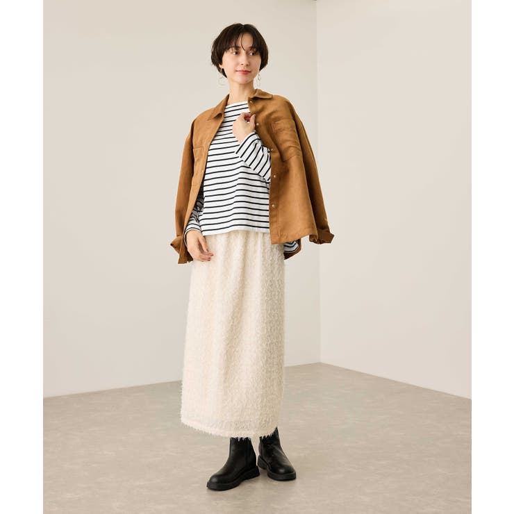 ボックスシルエットボーダーカットソー | ROPE' PICNIC | 詳細画像3 