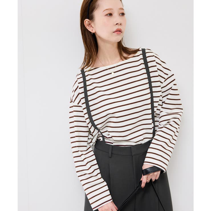 ボックスシルエットボーダーカットソー | ROPE' PICNIC | 詳細画像31 