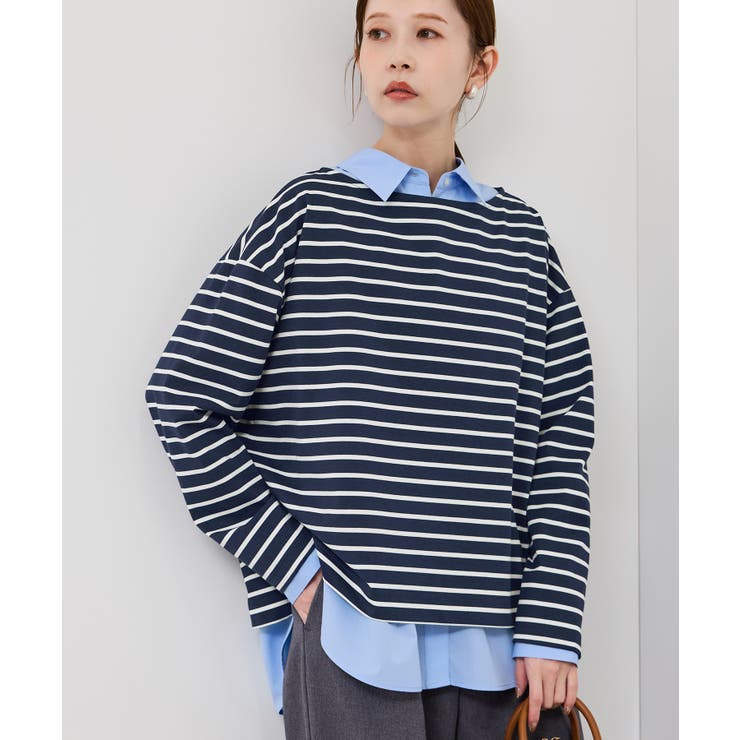 ボックスシルエットボーダーカットソー | ROPE' PICNIC | 詳細画像37 