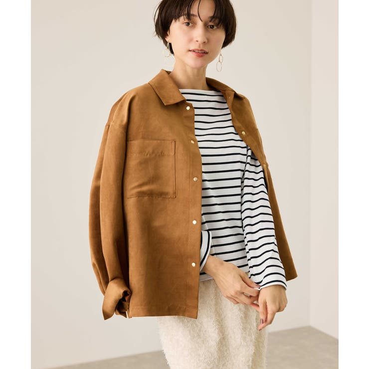 ボックスシルエットボーダーカットソー | ROPE' PICNIC | 詳細画像4 