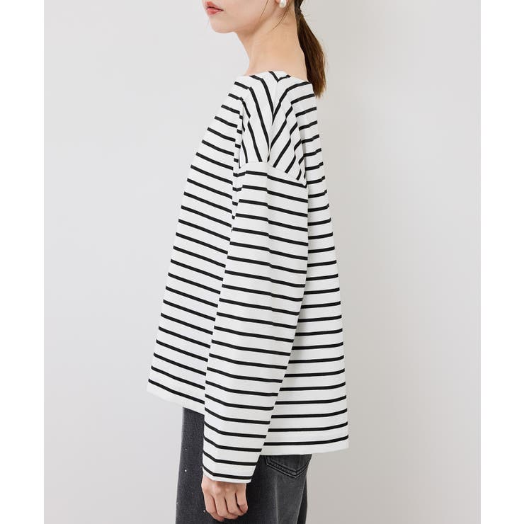 ボックスシルエットボーダーカットソー | ROPE' PICNIC | 詳細画像41 