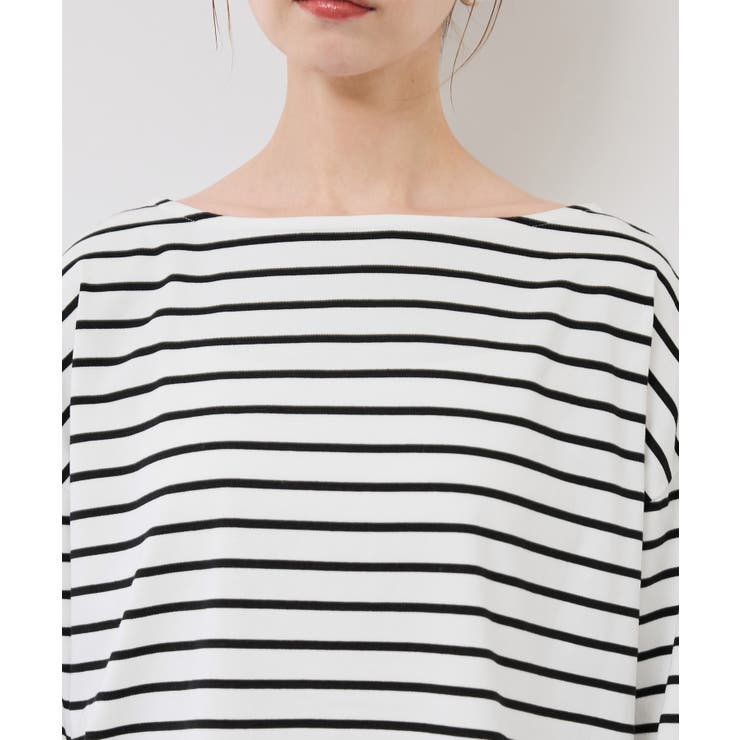 ボックスシルエットボーダーカットソー | ROPE' PICNIC | 詳細画像44 