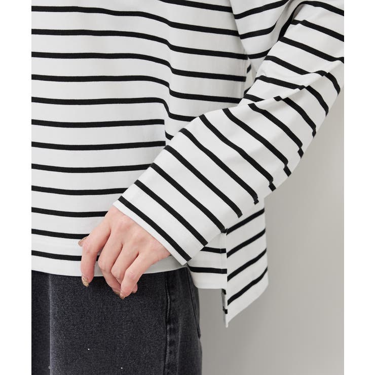 ボックスシルエットボーダーカットソー | ROPE' PICNIC | 詳細画像46 