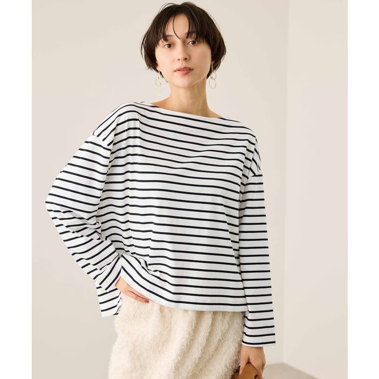 ボックスシルエットボーダーカットソー | ROPE' PICNIC | 詳細画像5 