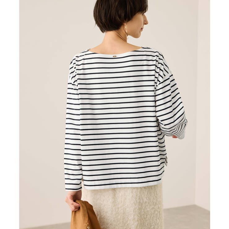 ボックスシルエットボーダーカットソー | ROPE' PICNIC | 詳細画像8 