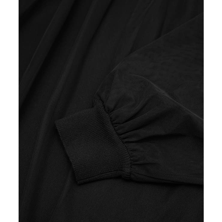 チュールドッキングボリュームスリーブニットプルオーバー | ROPE' PICNIC | 詳細画像27 