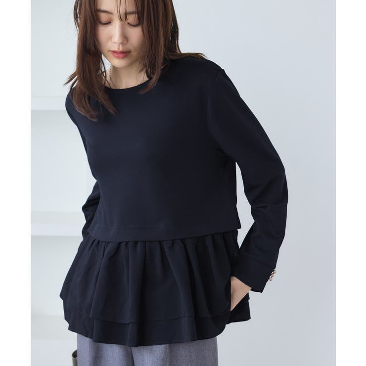 布帛ドッキングペプラムギャザープルオーバー | ROPE' PICNIC | 詳細画像17 