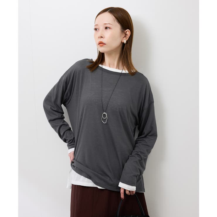 チャコール(06) | シアーロングスリーブTシャツ | ROPE' PICNIC