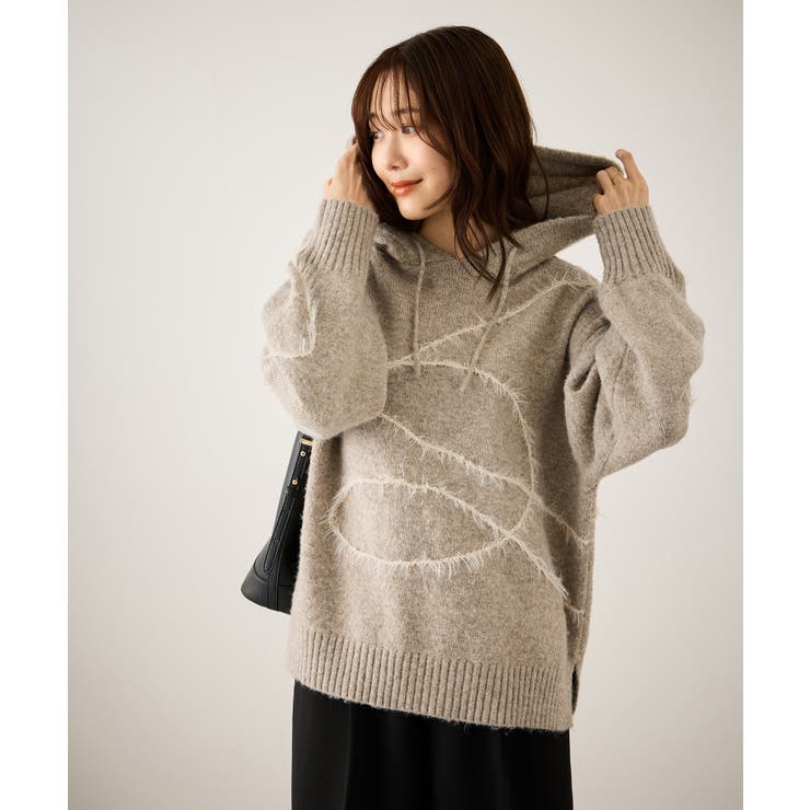 コードリンキングニットフーディ | ROPE' PICNIC | 詳細画像14 