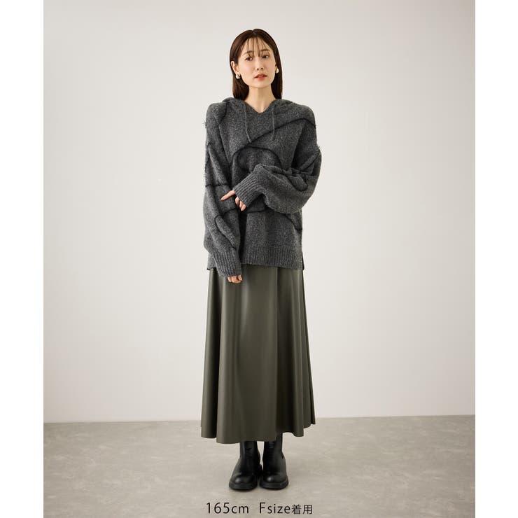 コードリンキングニットフーディ | ROPE' PICNIC | 詳細画像2 