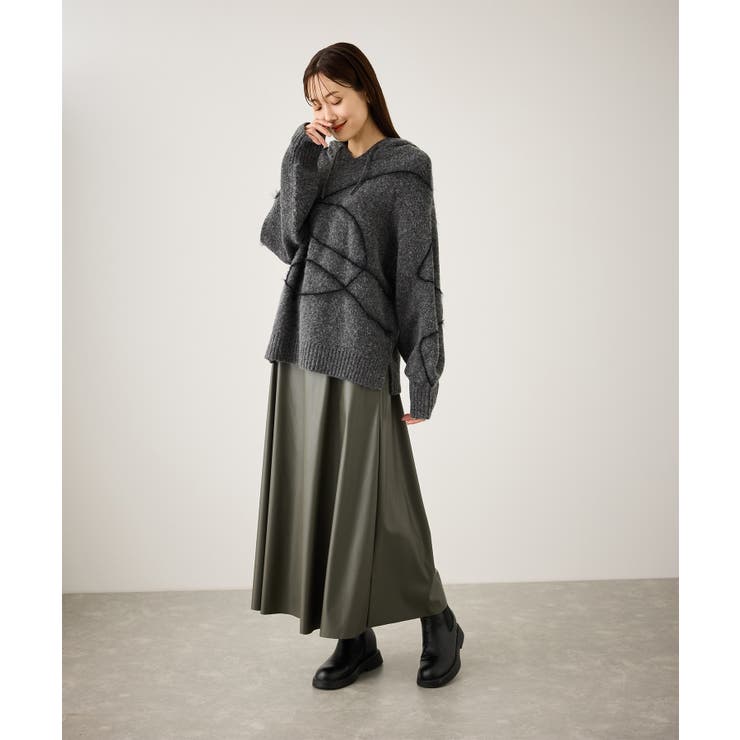 コードリンキングニットフーディ | ROPE' PICNIC | 詳細画像3 