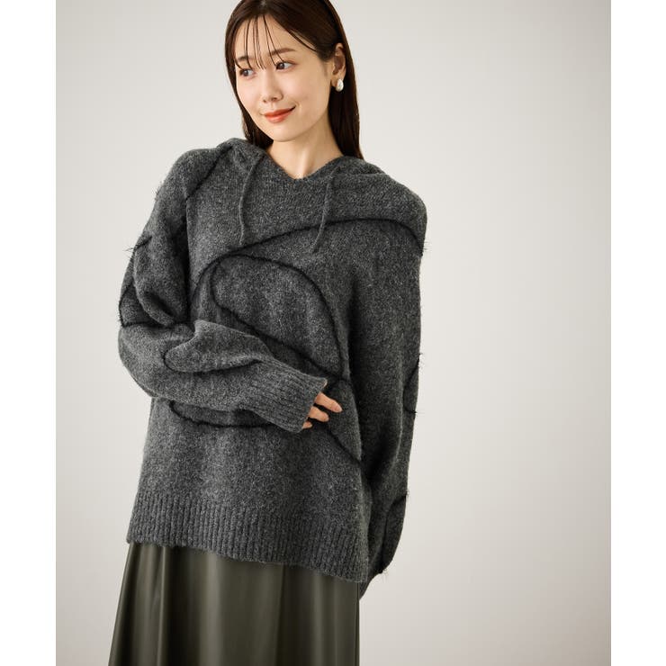 コードリンキングニットフーディ | ROPE' PICNIC | 詳細画像5 