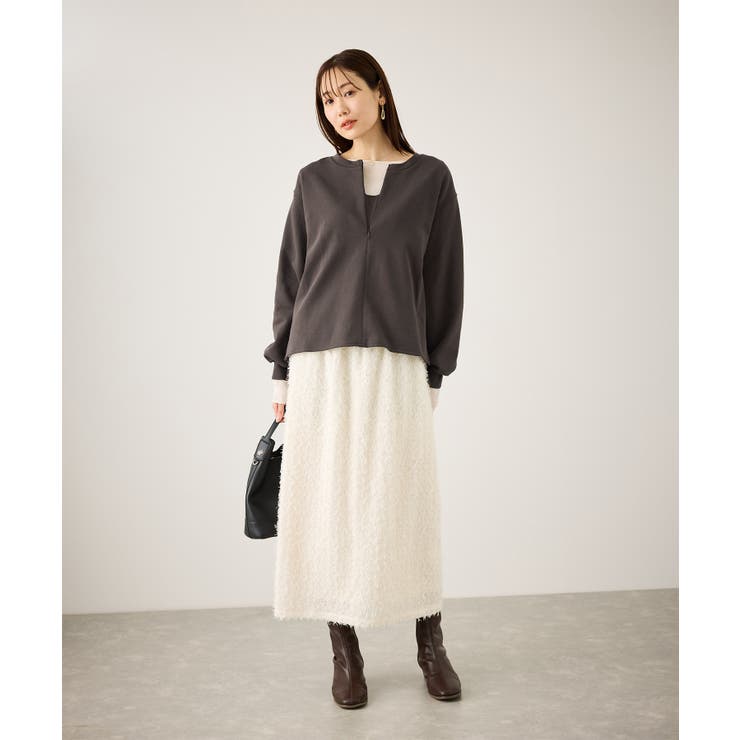 スキッパー裏毛プルオーバー | ROPE' PICNIC | 詳細画像10 