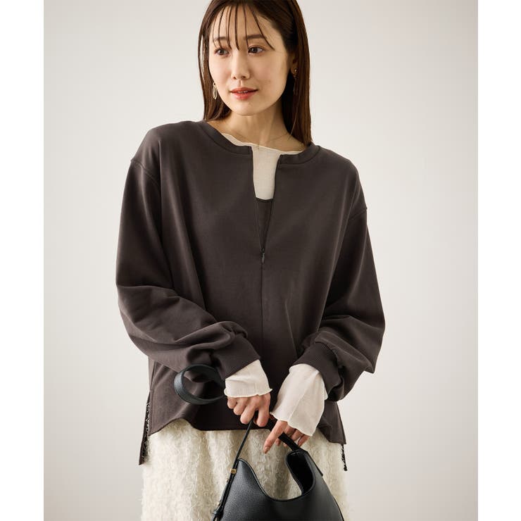 スキッパー裏毛プルオーバー | ROPE' PICNIC | 詳細画像13 