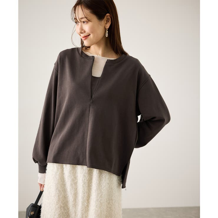 スキッパー裏毛プルオーバー | ROPE' PICNIC | 詳細画像14 