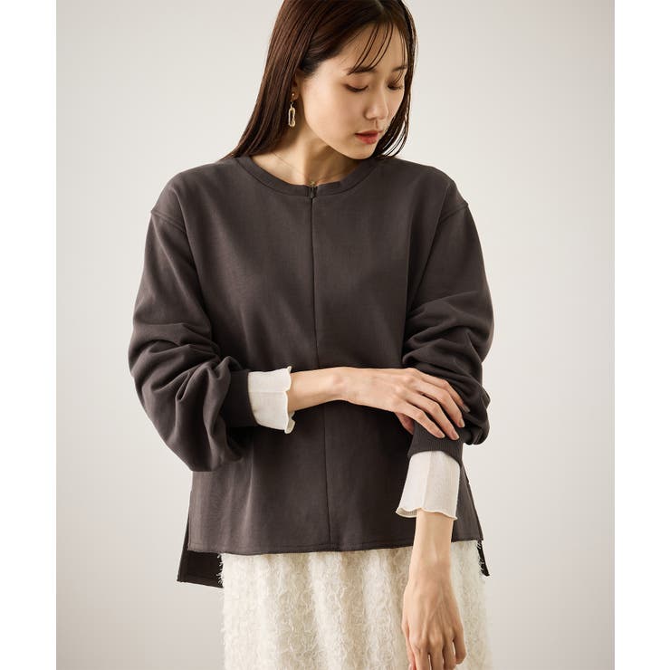 スキッパー裏毛プルオーバー | ROPE' PICNIC | 詳細画像18 