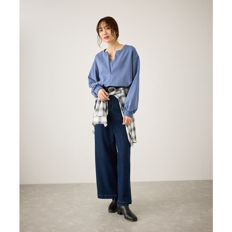 スキッパー裏毛プルオーバー | ROPE' PICNIC | 詳細画像20 