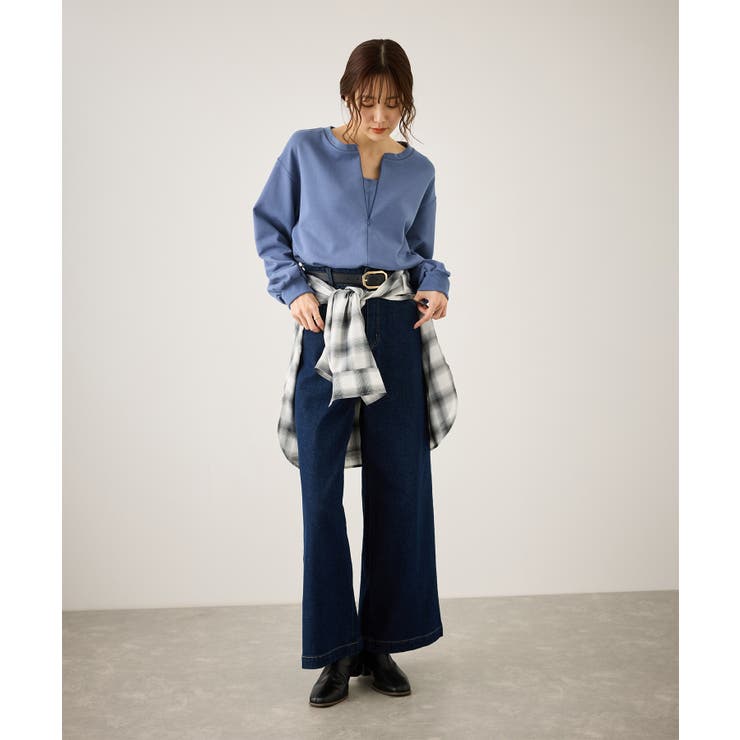 スキッパー裏毛プルオーバー | ROPE' PICNIC | 詳細画像21 