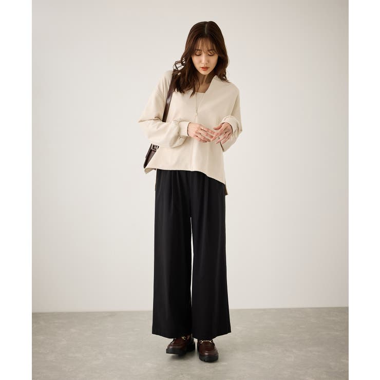 スキッパー裏毛プルオーバー | ROPE' PICNIC | 詳細画像3 