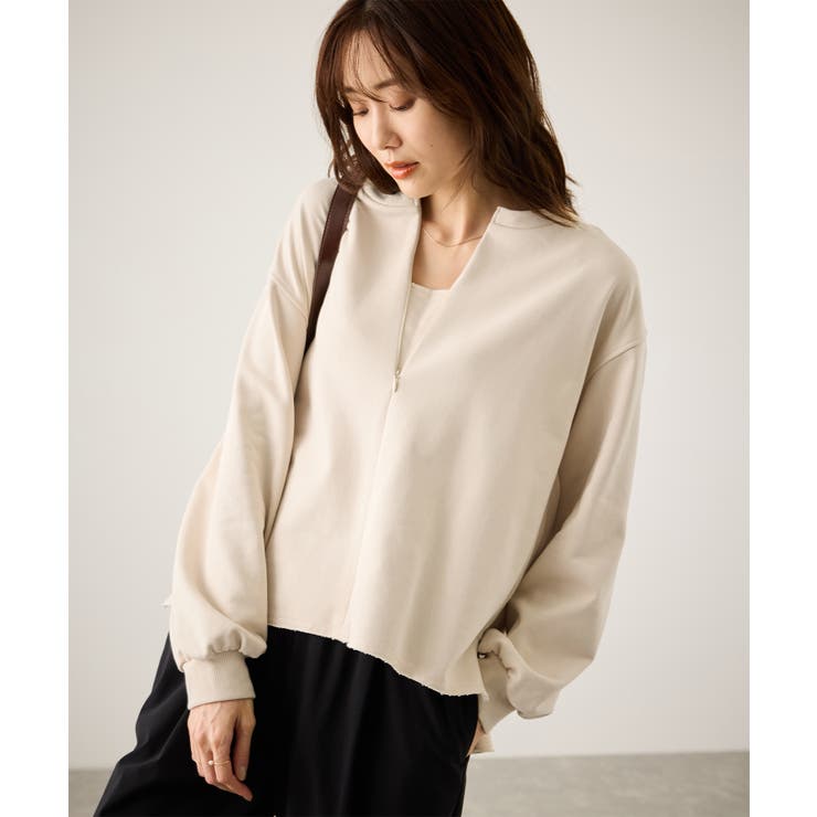 スキッパー裏毛プルオーバー | ROPE' PICNIC | 詳細画像7 