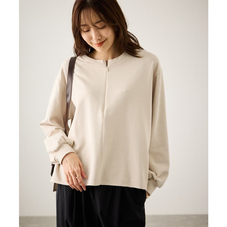 スキッパー裏毛プルオーバー | ROPE' PICNIC | 詳細画像8 