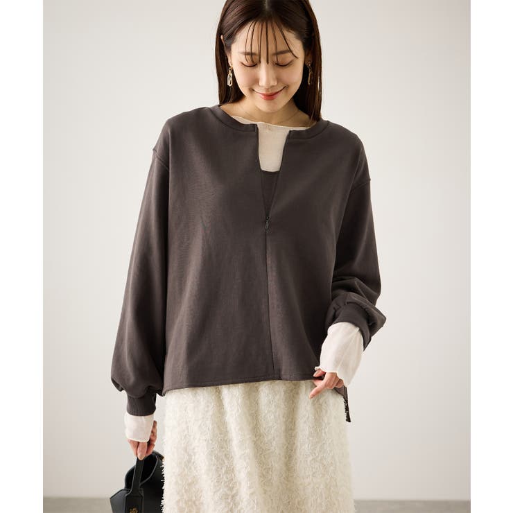 ブラウン系(22) | スキッパー裏毛プルオーバー | ROPE' PICNIC