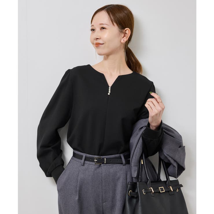 パール付きポンチプルオーバー/セットアップ対応 | ROPE' PICNIC | 詳細画像9 