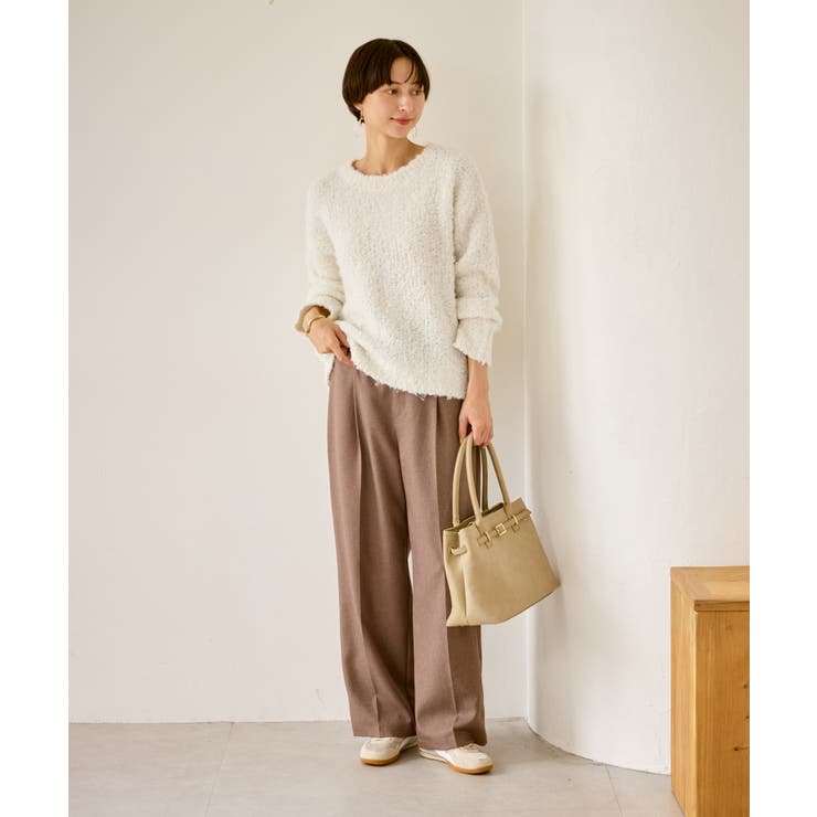 ブークレカラーニット | ROPE' PICNIC | 詳細画像10 