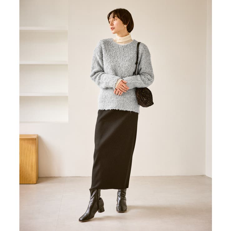 ブークレカラーニット | ROPE' PICNIC | 詳細画像2 