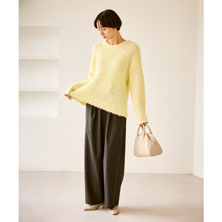 ブークレカラーニット | ROPE' PICNIC | 詳細画像20 