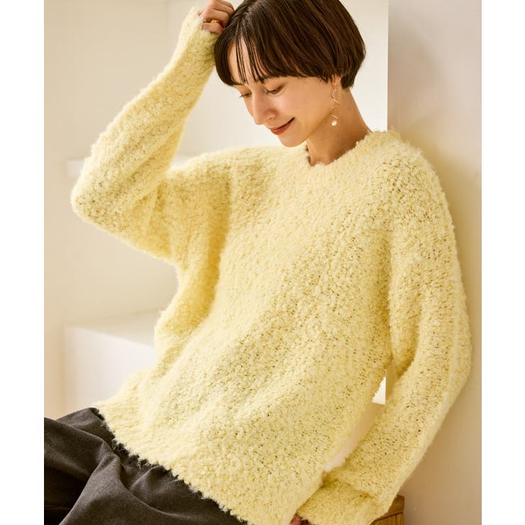 ブークレカラーニット | ROPE' PICNIC | 詳細画像21 