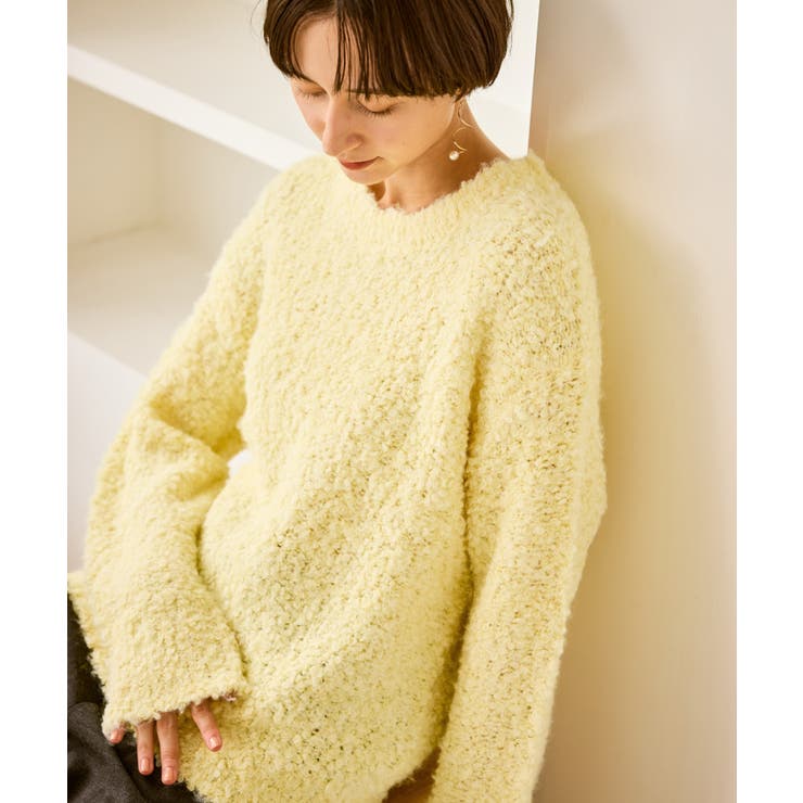 ブークレカラーニット | ROPE' PICNIC | 詳細画像22 