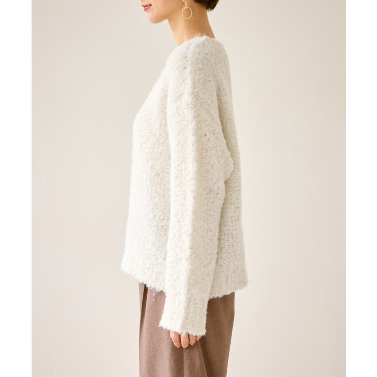 ブークレカラーニット | ROPE' PICNIC | 詳細画像25 