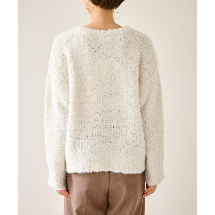 ブークレカラーニット | ROPE' PICNIC | 詳細画像26 