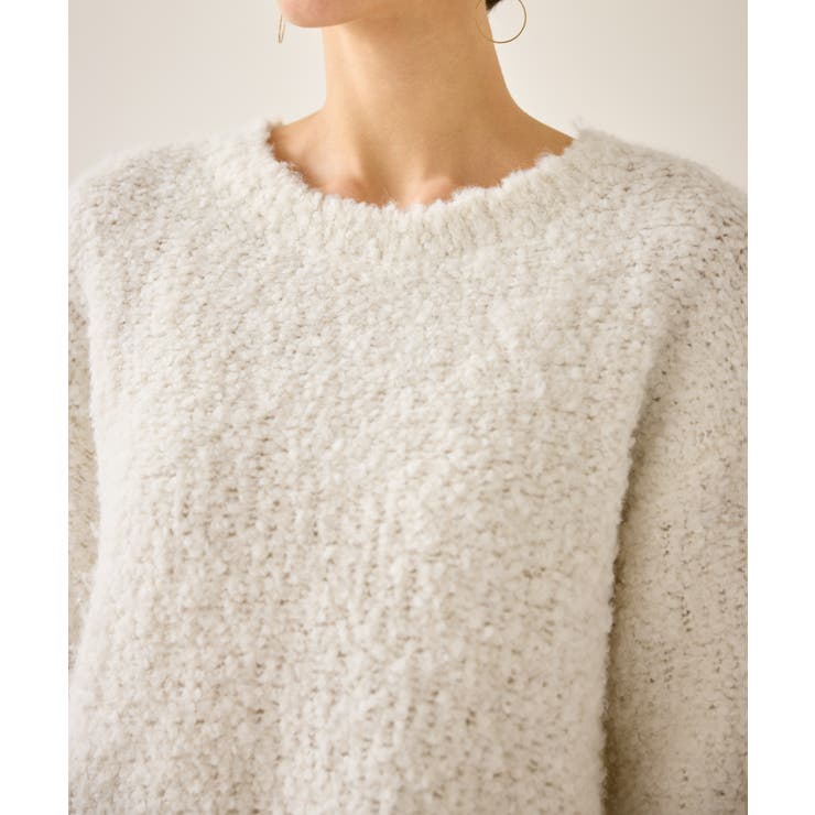 ブークレカラーニット | ROPE' PICNIC | 詳細画像27 