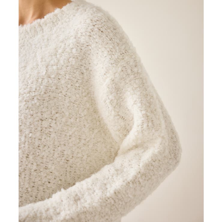 ブークレカラーニット | ROPE' PICNIC | 詳細画像28 