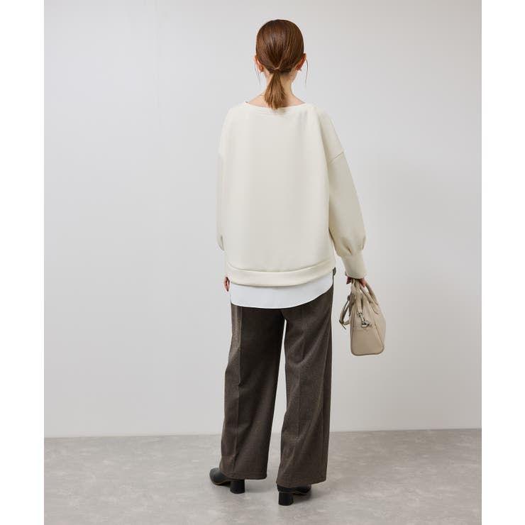 カルゼダンボールレイヤードプルオーバー | ROPE' PICNIC | 詳細画像14 