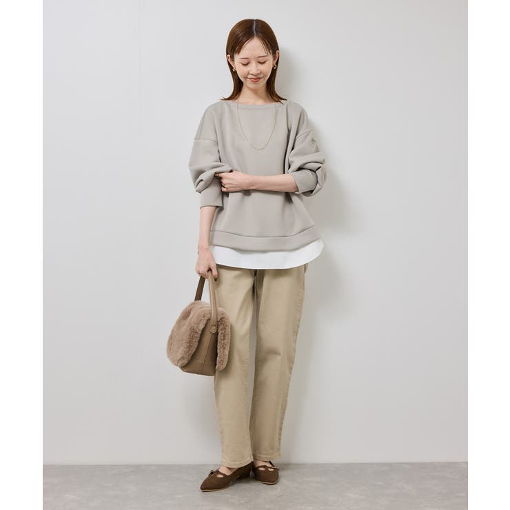 カルゼダンボールレイヤードプルオーバー | ROPE' PICNIC | 詳細画像8 